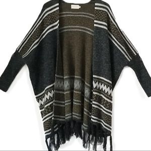 Fringe Cardigan Sweater